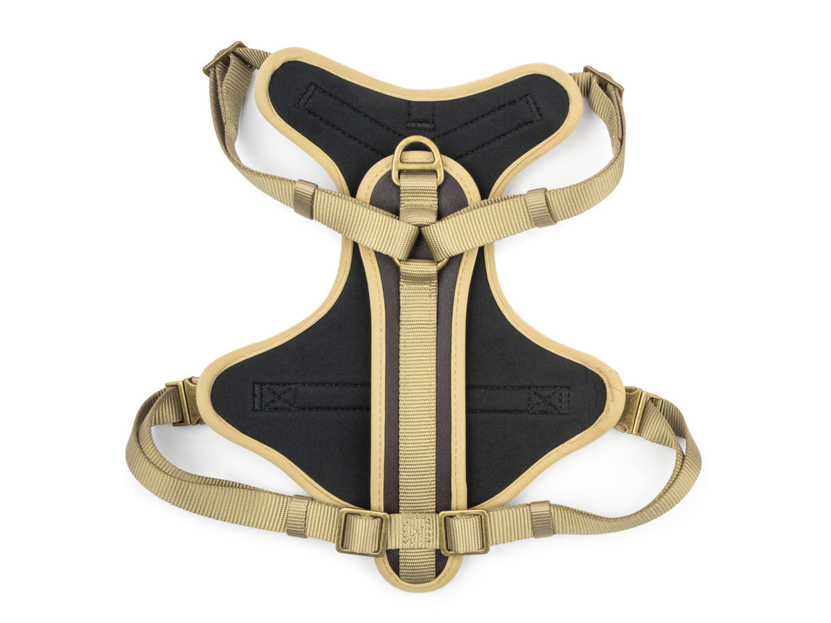 King Buck Premium No-Pull Leather Harness Leather M/L