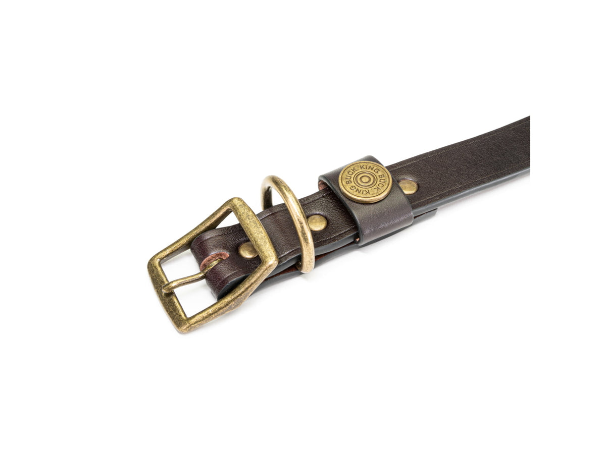 King Buck Premium Leather Collar