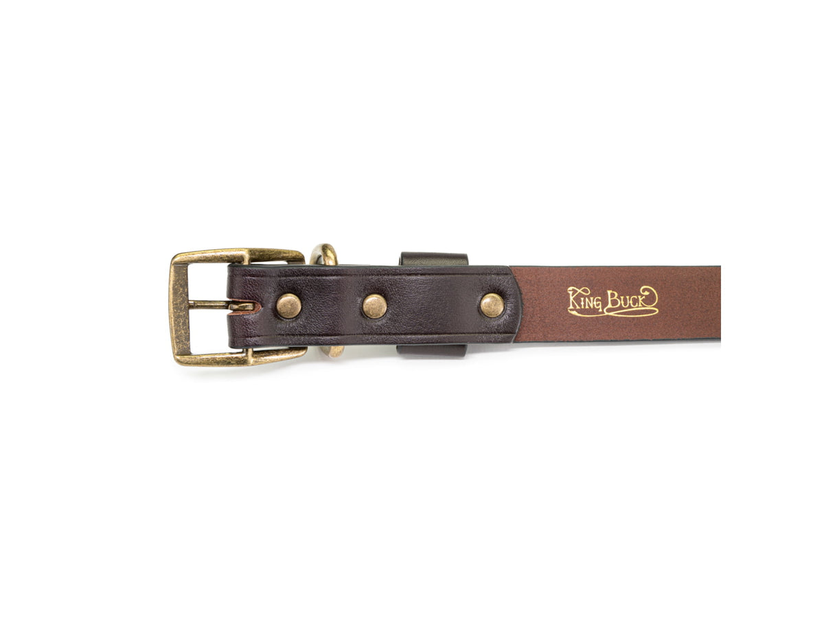 King Buck Premium Leather Collar