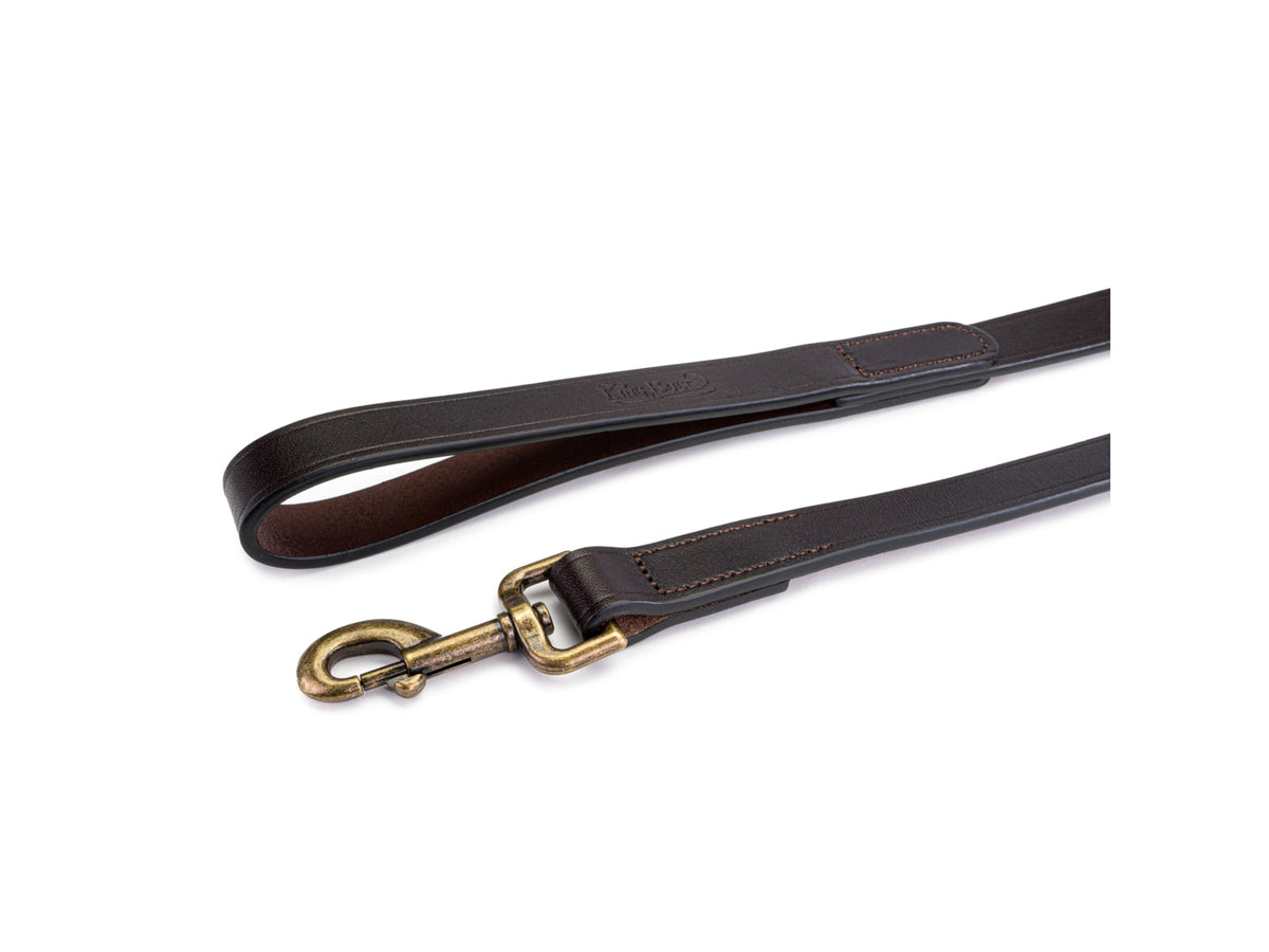 King Buck Premium Leather Leash Leather 6 foot