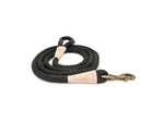 King Buck EZ-Connect Rope Leash Black 6 foot