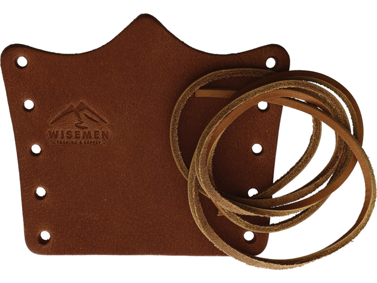 Wisemen Trading Axe Overstrike Guard Leather Brown 4019