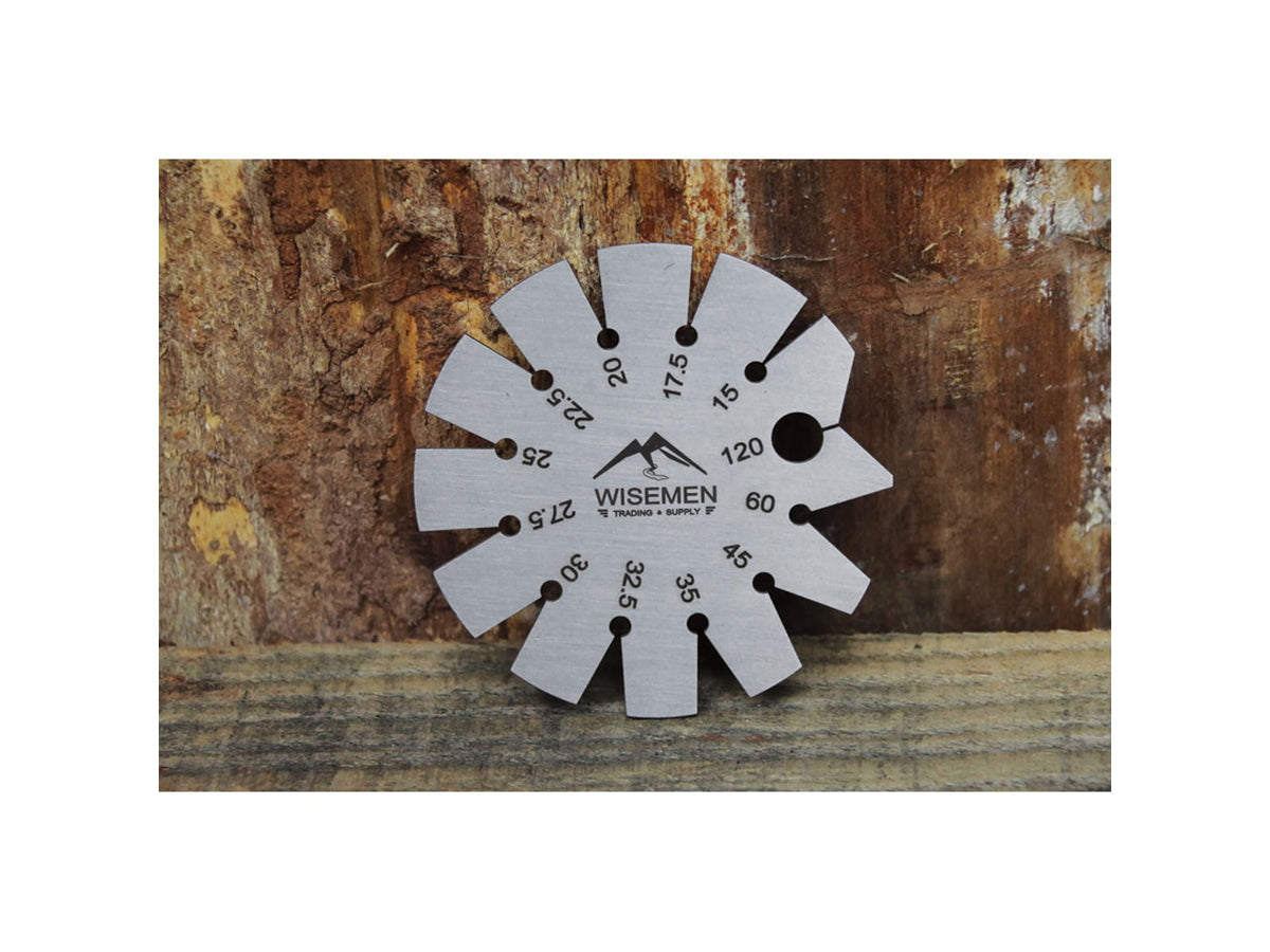 Wisemen Trading Bevel Gauge 2.75in Diameter Stainless Construction 4239