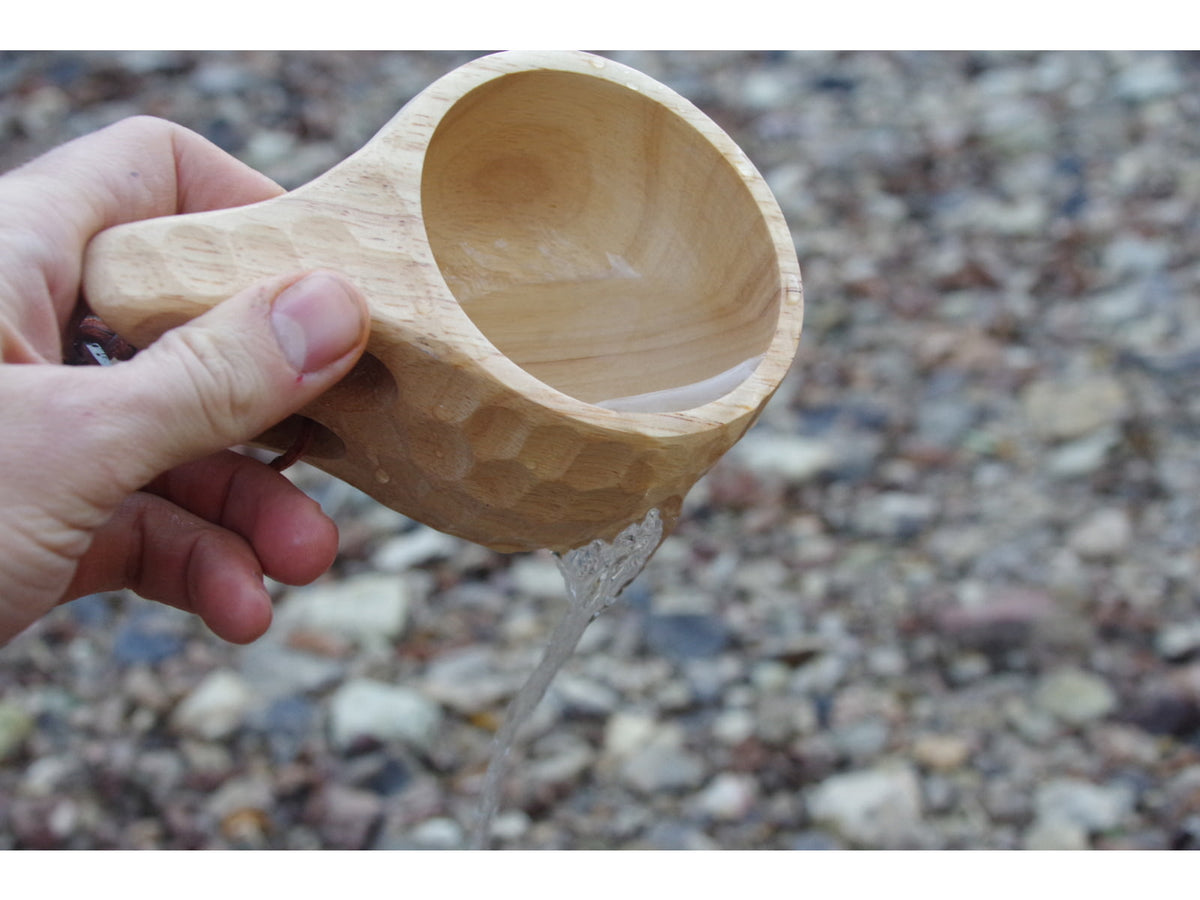 Wisemen Trading Kuksa Camp Cup 8oz Solid Piece of Wood 4374