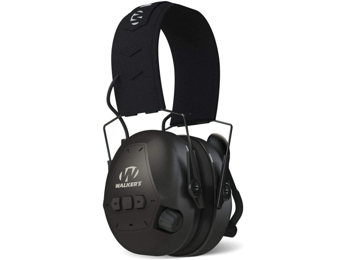 Walkers Bluetooth Mic Passive Muffs 25 dB NRR Black GWP-BTPAS