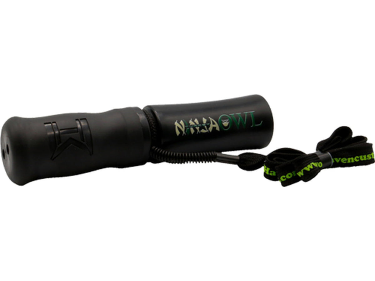 Woodhaven Calls Custom Calls Ninja Owl Plastic Barrel Black WH220