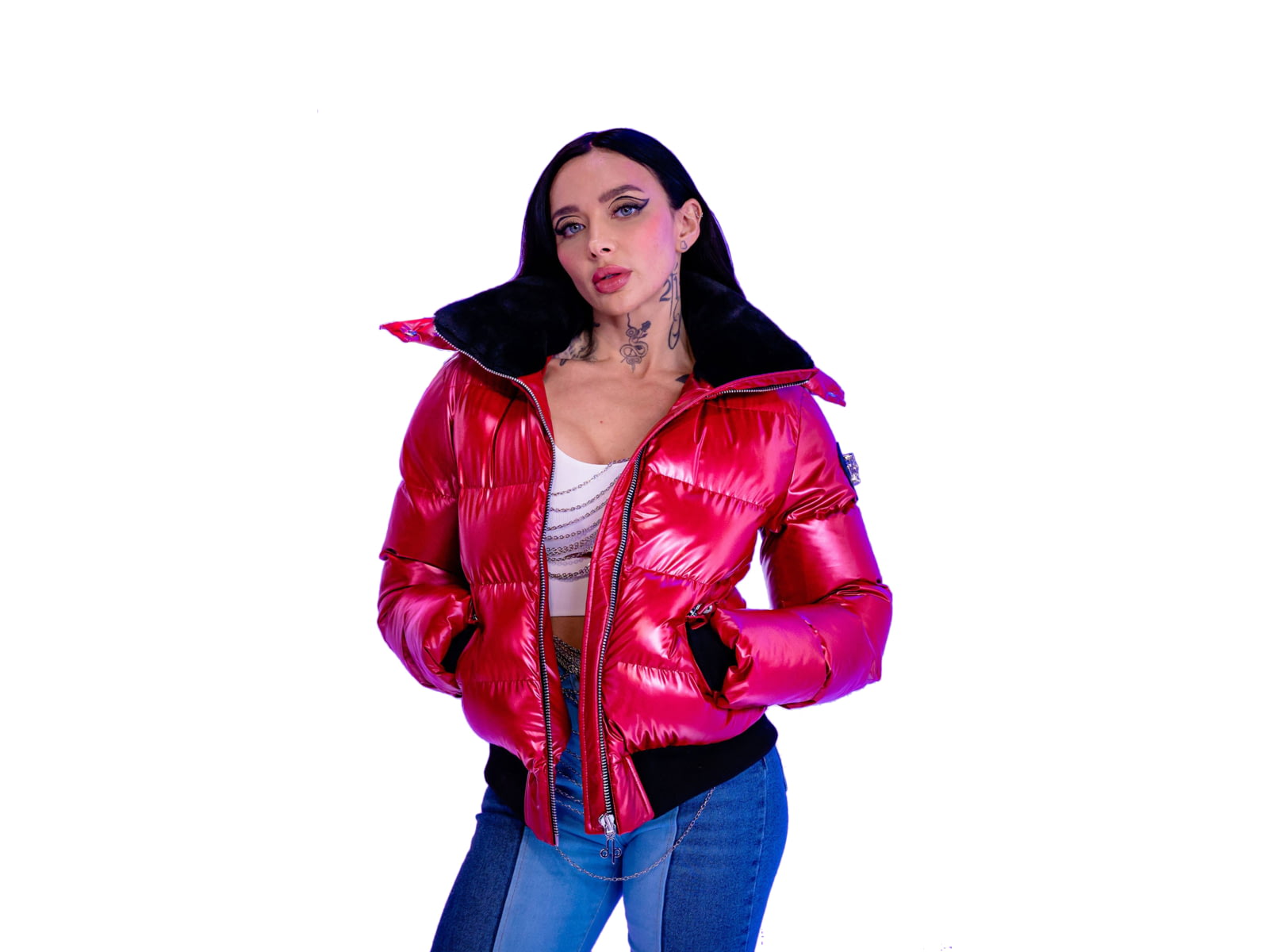 Woodpecker Woody Bomber Jacket - Women's Firebird Large