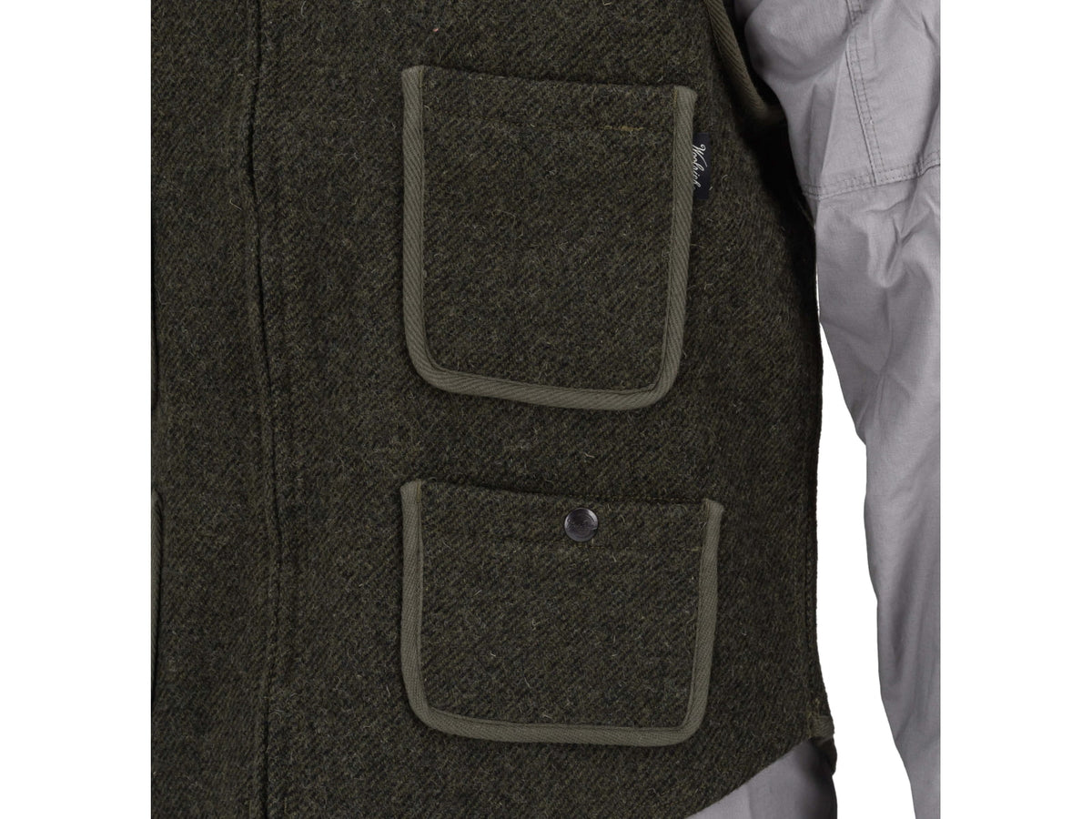 Woolrich Utility 12 Full Zip Vest Olive Green L