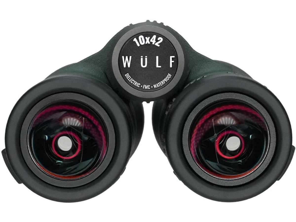 Wulf Optics Ascend 10x42mm BAK4 Prism Binoculars Green Medium WU6504