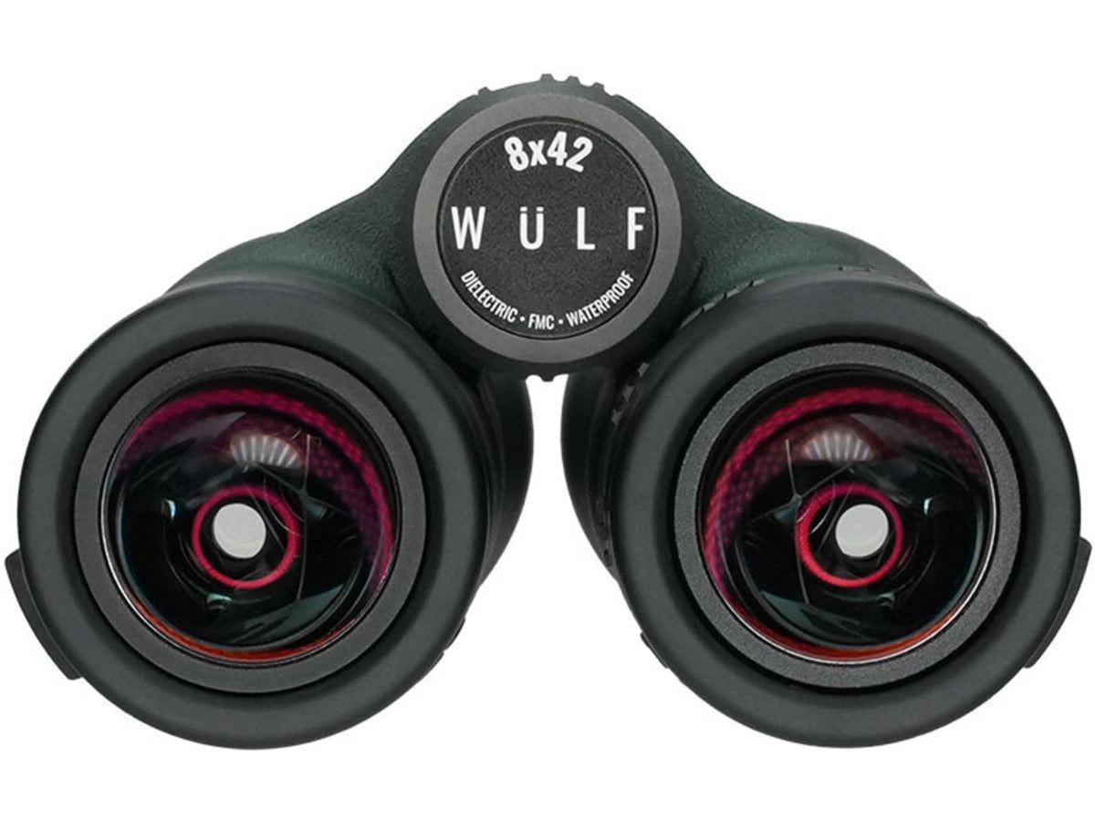 Wulf Optics Ascend 8x42mm BAK4 Prism Binoculars Green Medium WU6503