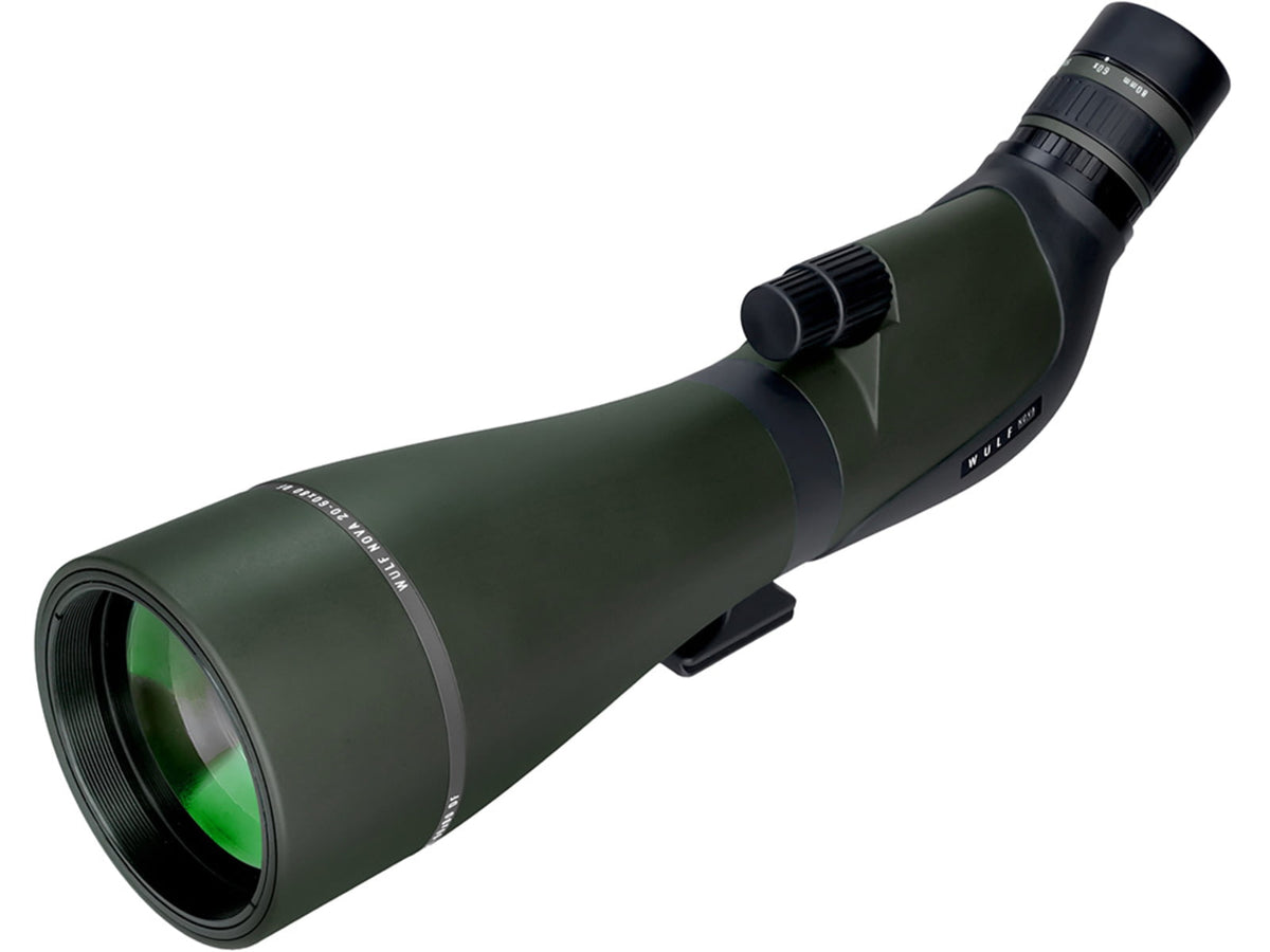 Wulf Optics Nova 20-60x80mm Dual Focus Spotting Scope Green Large