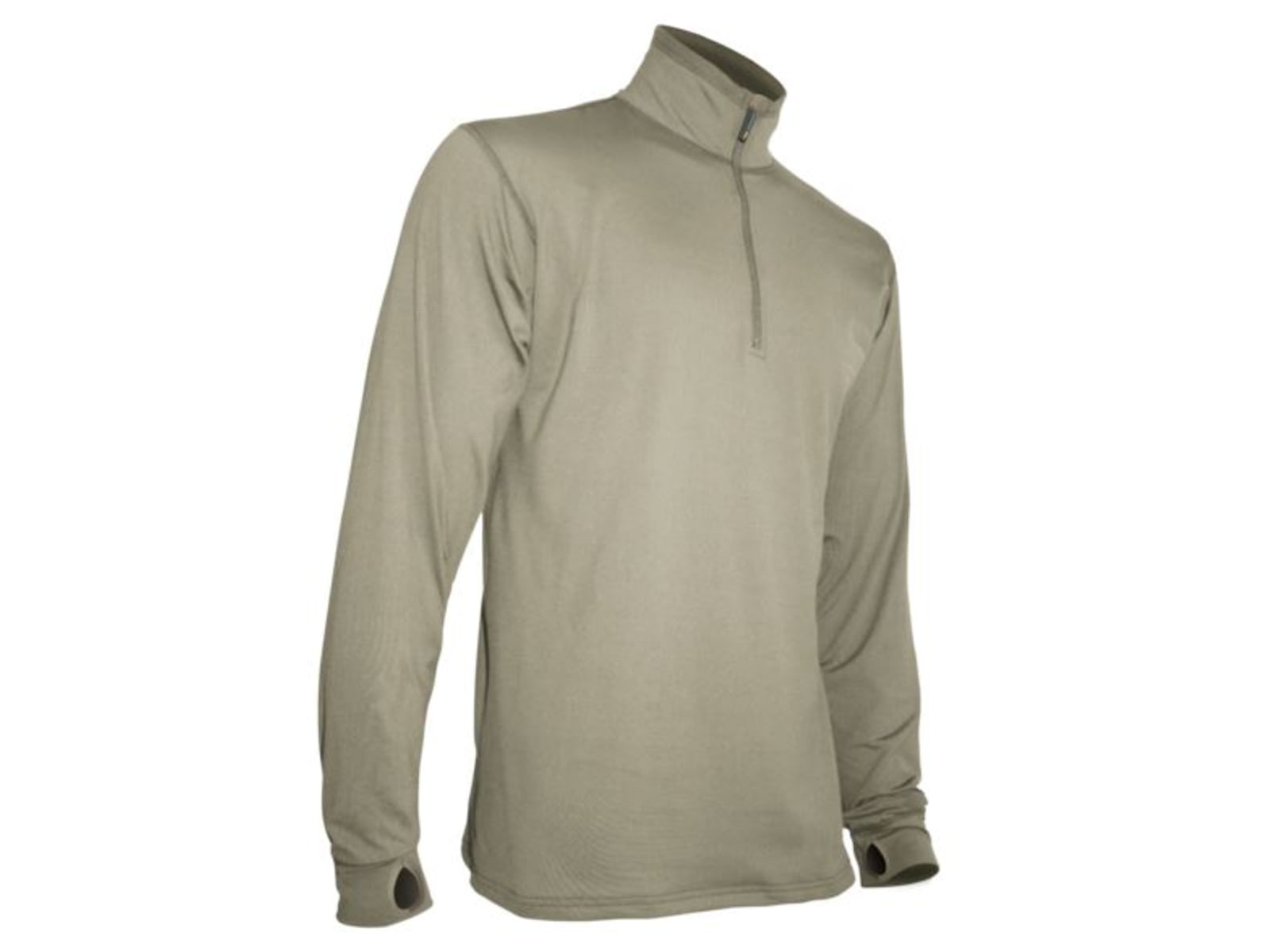 XGO Phase 4 Men's Long Sleeve Zip w/Thumb Loop Desert Sand Medium 4P11DQ-M-700