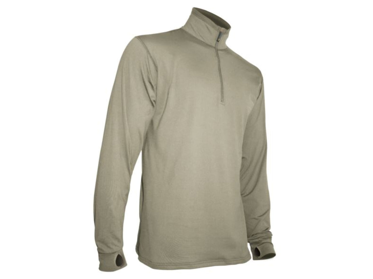 XGO Phase 4 Men's Long Sleeve Zip w/Thumb Loop Desert Sand Medium 4P11DQ-M-700