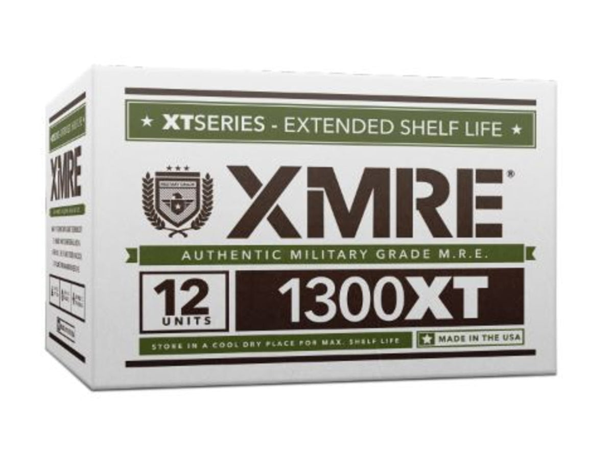 XMRE 1300XT Dehydrated Food 12 Meals w/ 6 Menu Boxes XMRE12H