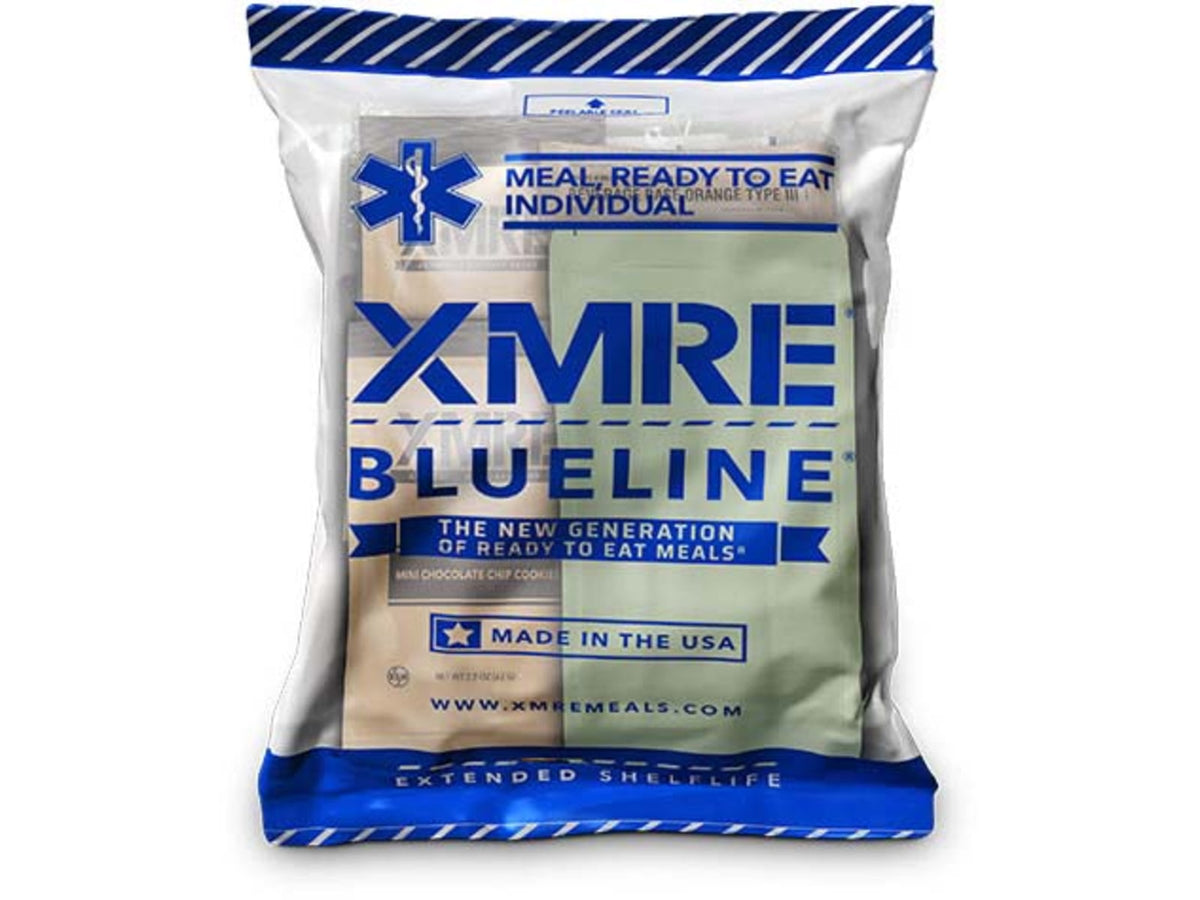 XMRE Blue Line MRE Dehydrated Food 12 Meals 16.70 lbs XMREBL12H
