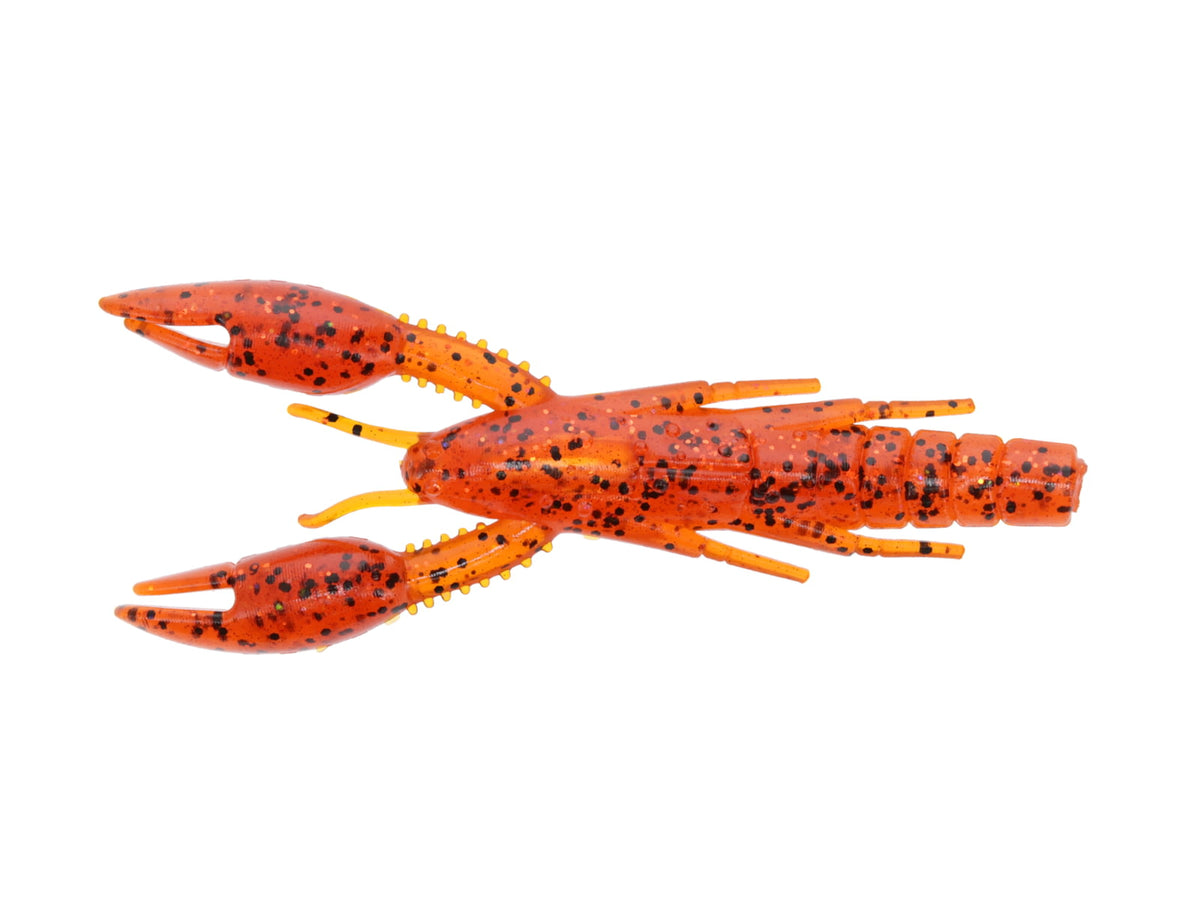 Yamamoto Baits Psycho Dad Creature Bait 3 3.75in Fire Craw YAM-3K-05-9003