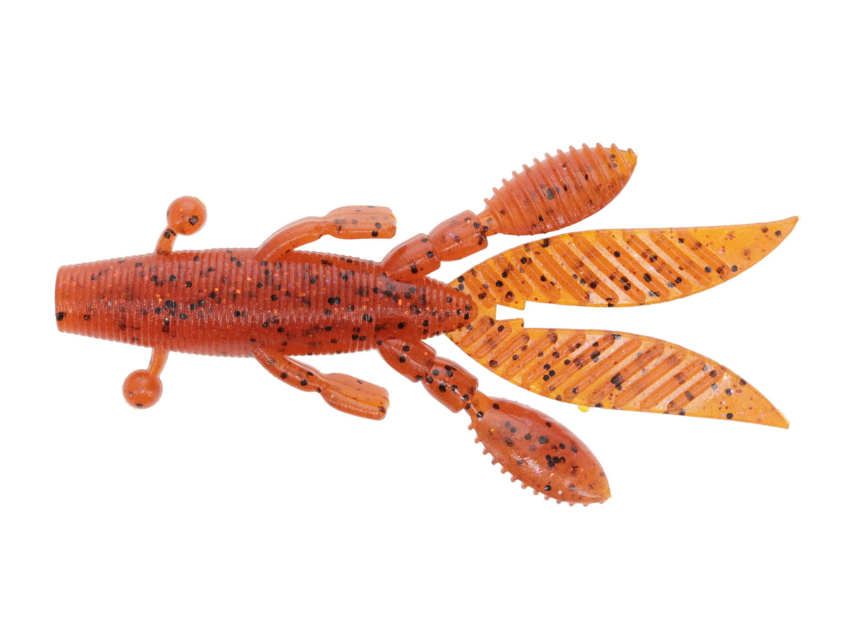 Yamamoto Baits Flappin Hog Creature Bait 5 4.5in Fire Craw YAM-FHL-05-9003