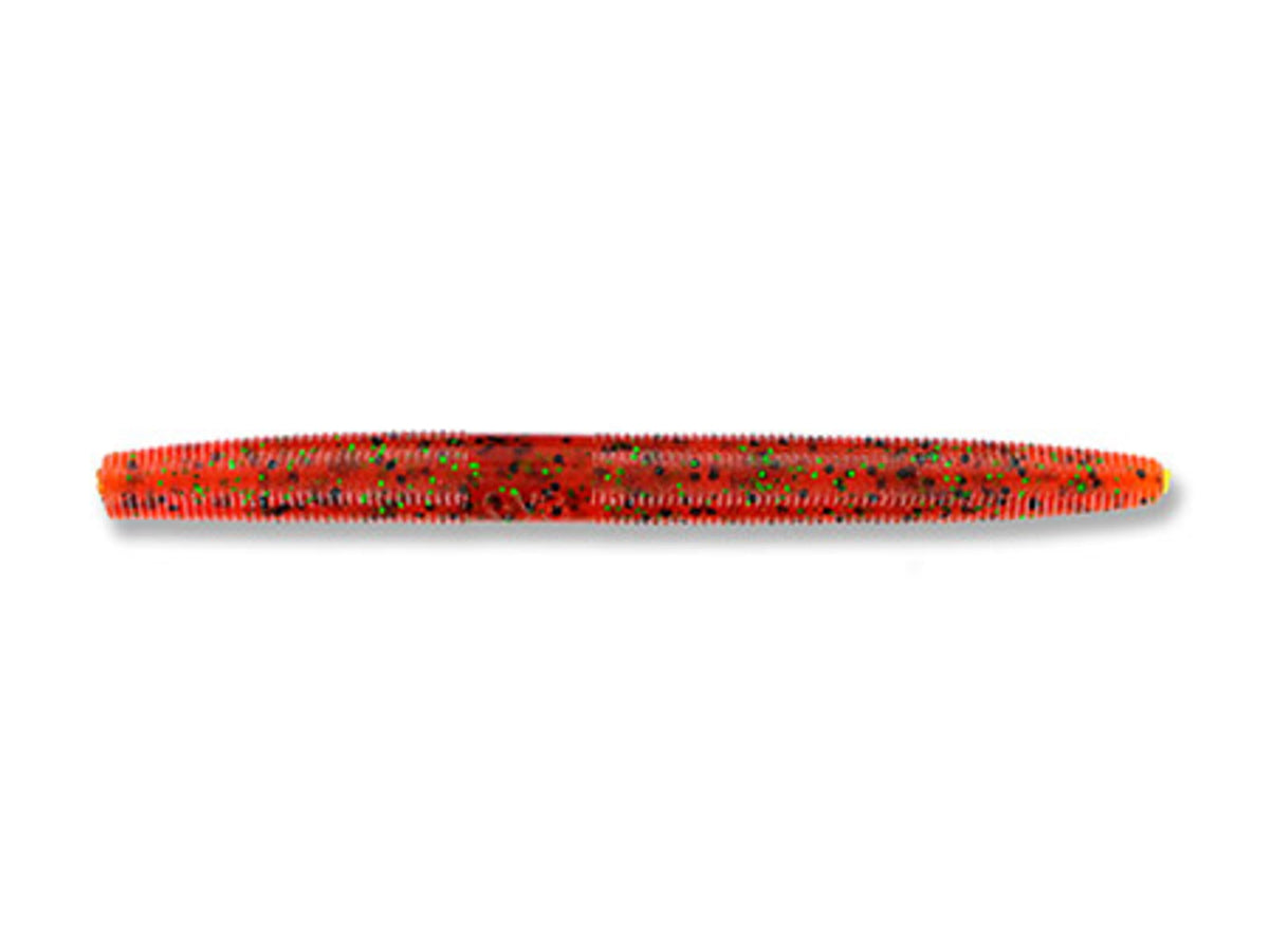 Yamamoto Baits Senko Worm 10 Pack 4in Pumpkin/Black & Green Flake
