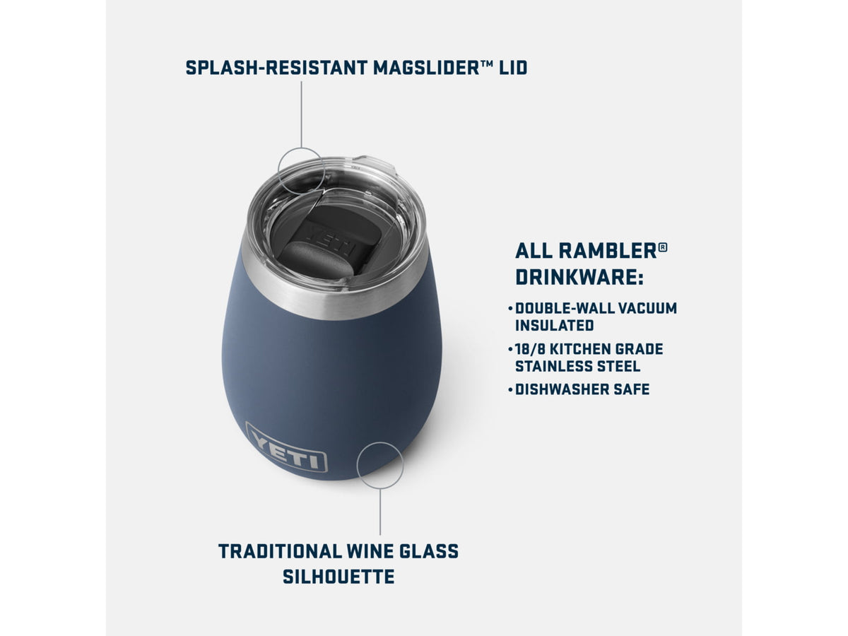 Yeti Rambler 10 oz Wine Tumbler w/MagSlider Lid