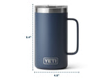 Yeti Rambler 24 oz Mug w/MagSlider Lid