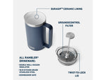 Yeti Rambler 34 oz French Press w/Twist-To-Lock French Press Lid