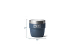 Yeti Rambler 4 oz Stackable Cups w/Durasip Ceramic Lining - 2 Pack