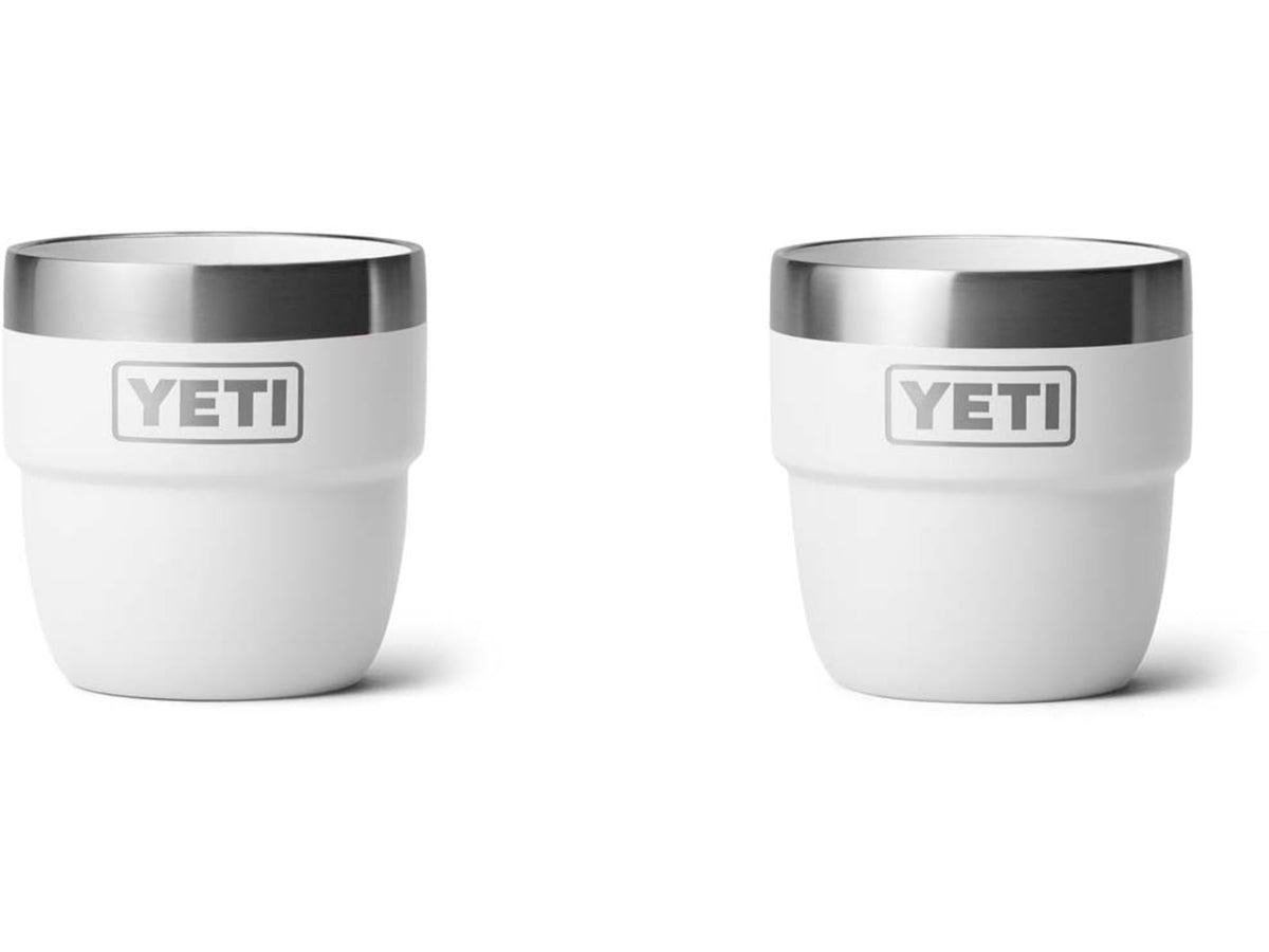 Yeti Rambler 4 oz Stackable Cups w/Durasip Ceramic Lining - 2 Pack