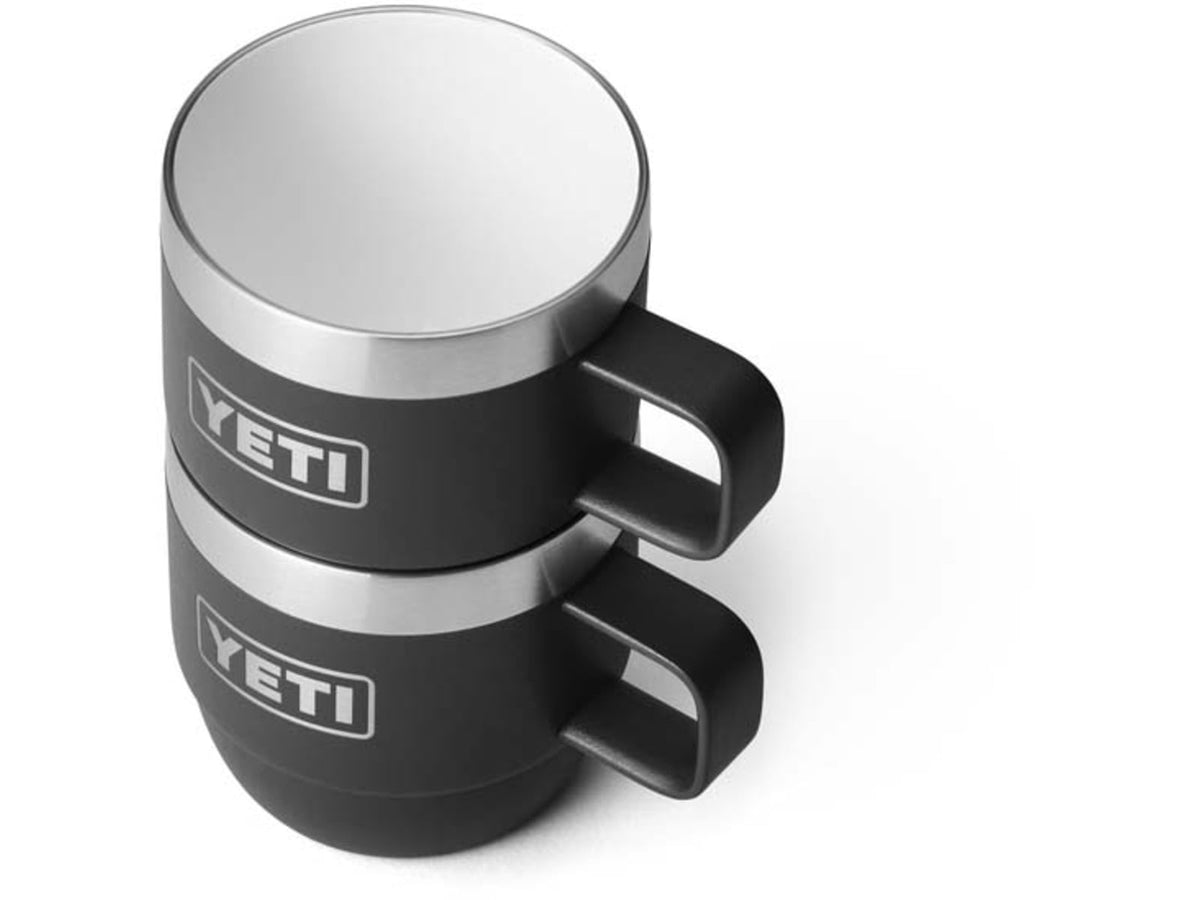 Yeti Rambler 6 oz Stackable Mugs w/Durasip Ceramic Lining - 2 Pack