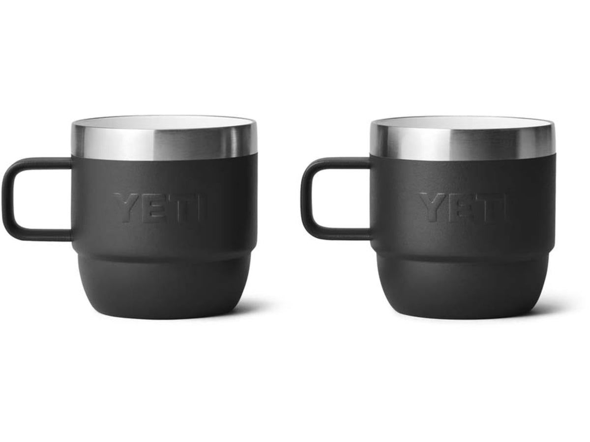Yeti Rambler 6 oz Stackable Mugs w/Durasip Ceramic Lining - 2 Pack