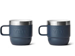 Yeti Rambler 6 oz Stackable Mugs w/Durasip Ceramic Lining - 2 Pack