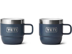 Yeti Rambler 6 oz Stackable Mugs w/Durasip Ceramic Lining - 2 Pack
