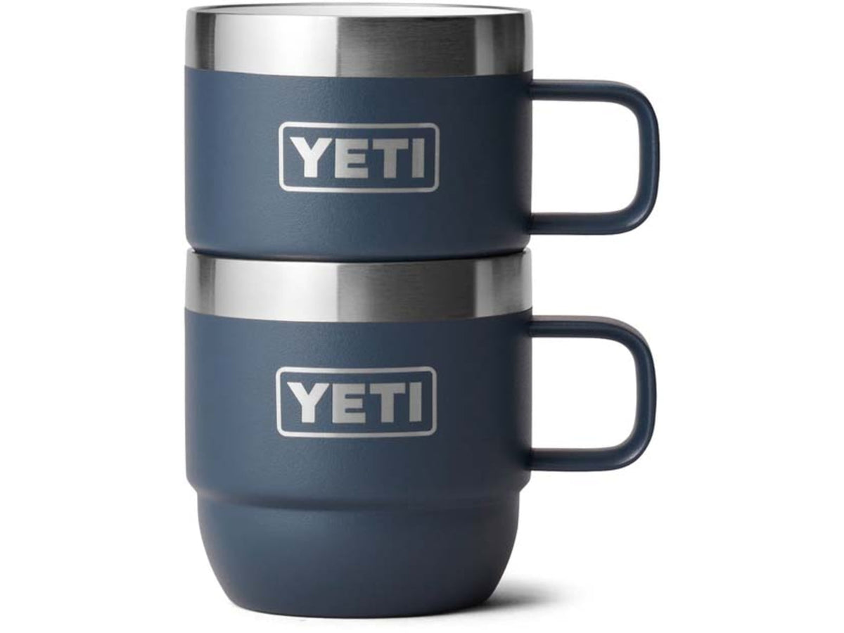 Yeti Rambler 6 oz Stackable Mugs w/Durasip Ceramic Lining - 2 Pack