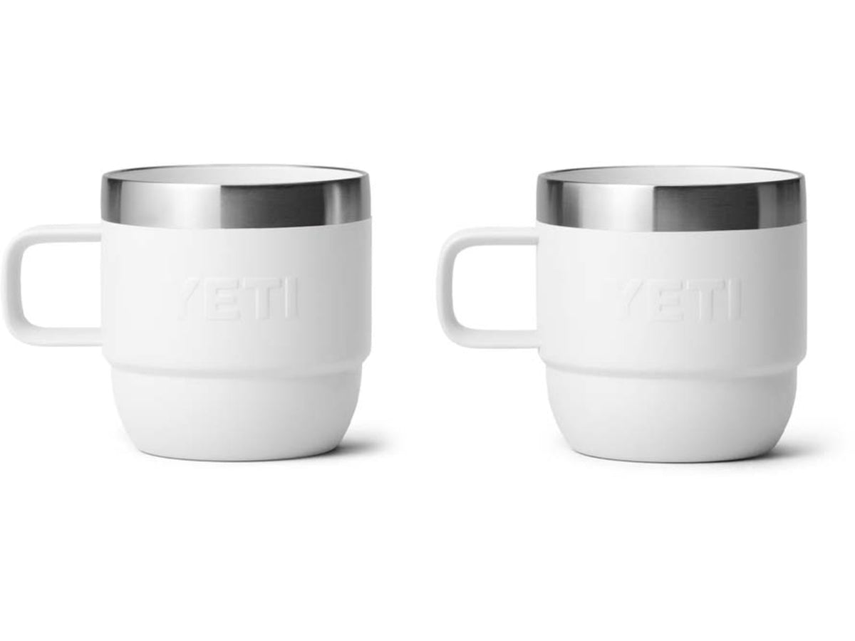 Yeti Rambler 6 oz Stackable Mugs w/Durasip Ceramic Lining - 2 Pack