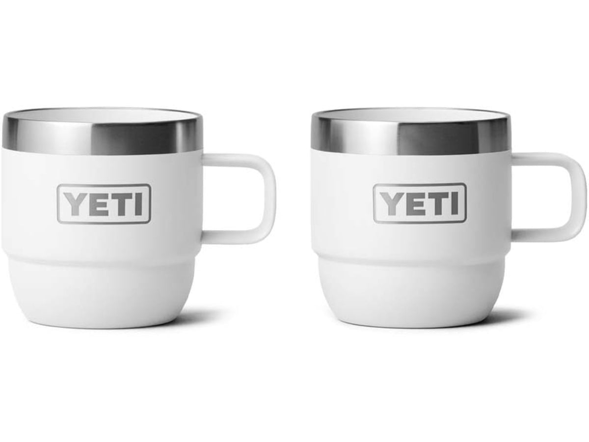 Yeti Rambler 6 oz Stackable Mugs w/Durasip Ceramic Lining - 2 Pack