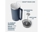 Yeti Rambler 64 oz French Press w/Twist-To-Lock French Press Lid