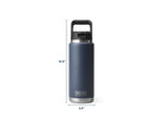 Yeti Rambler 46 oz Watter Bottle w/Chug Cap Navy