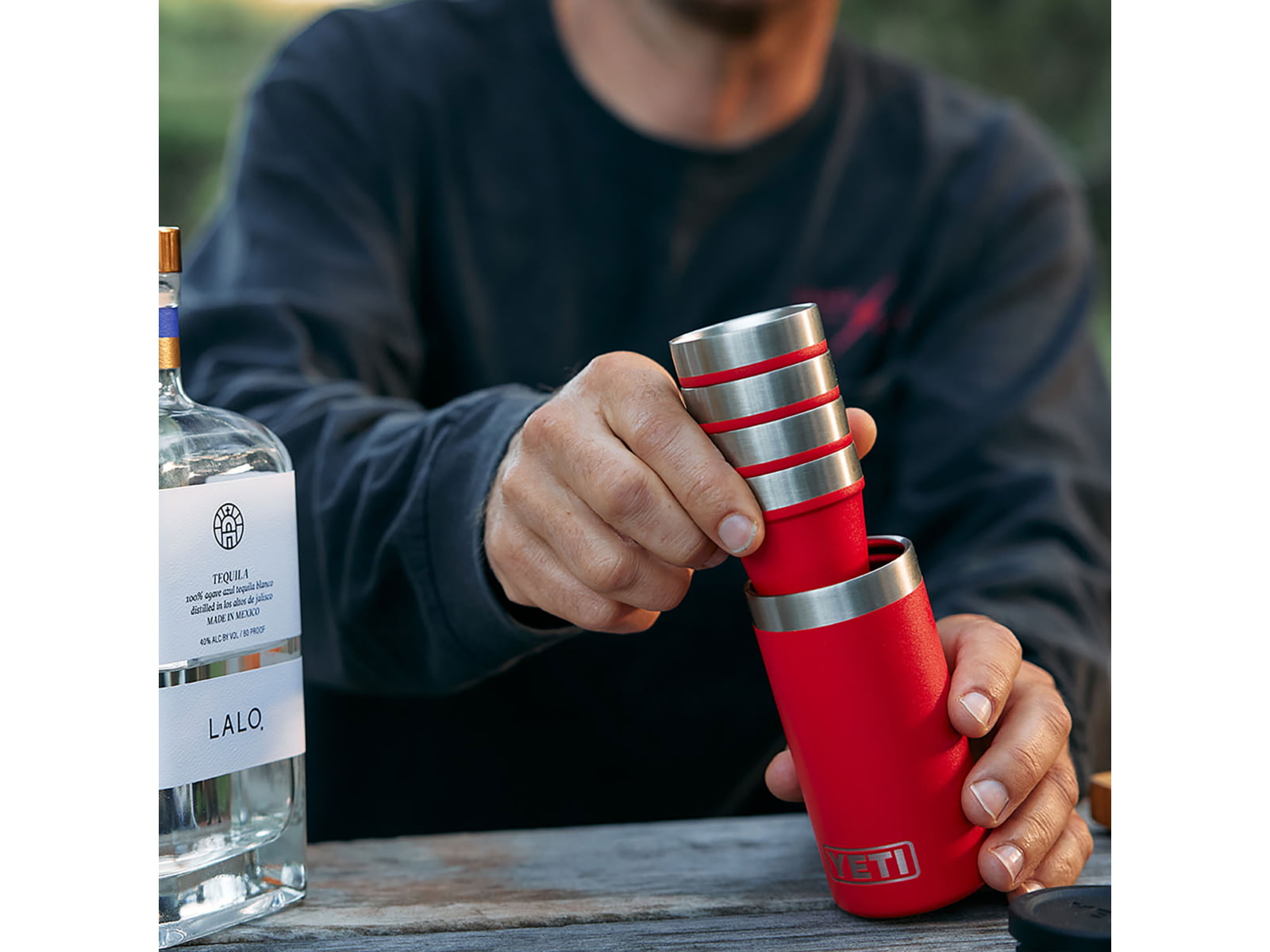 Yeti Shot Glasses and Case