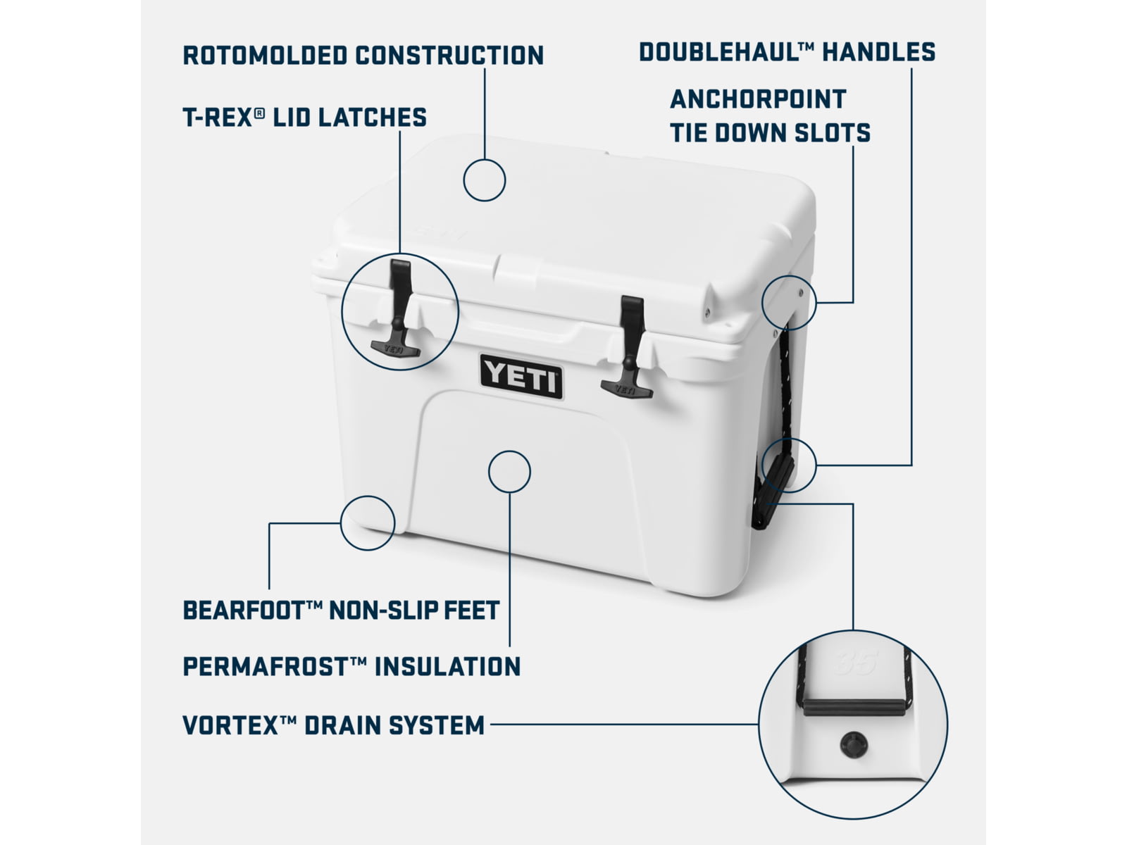 Yeti Tundra 35 Quart Hard Cooler