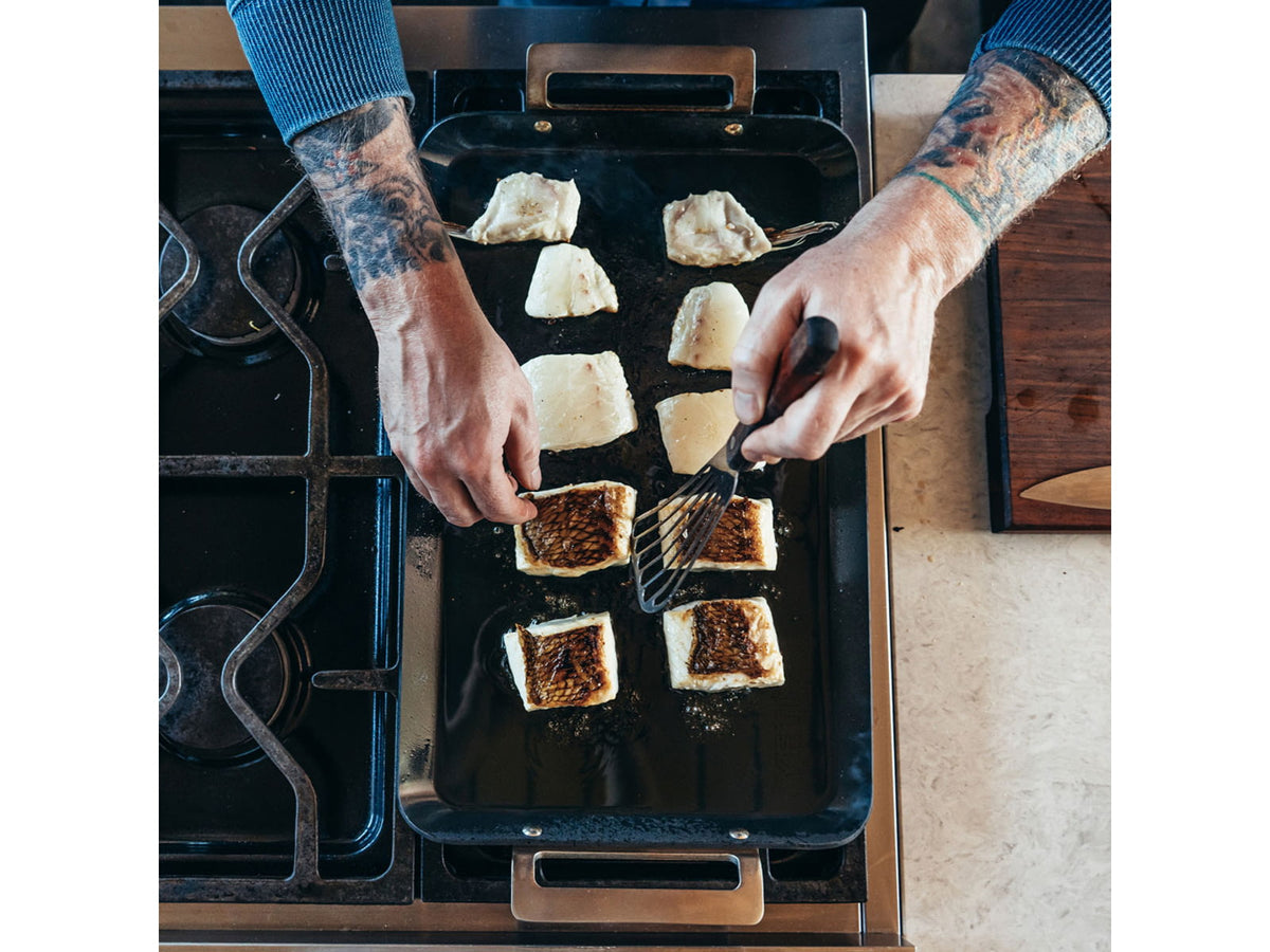 Yeti Double Burner Griddle Carbon Steel