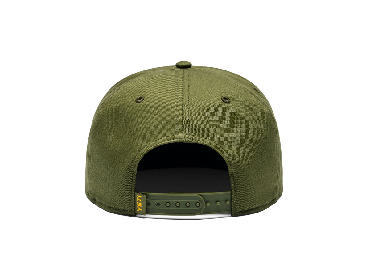 Yeti Good Call Flat Brim Rope Hat Dark Dark Green One Size