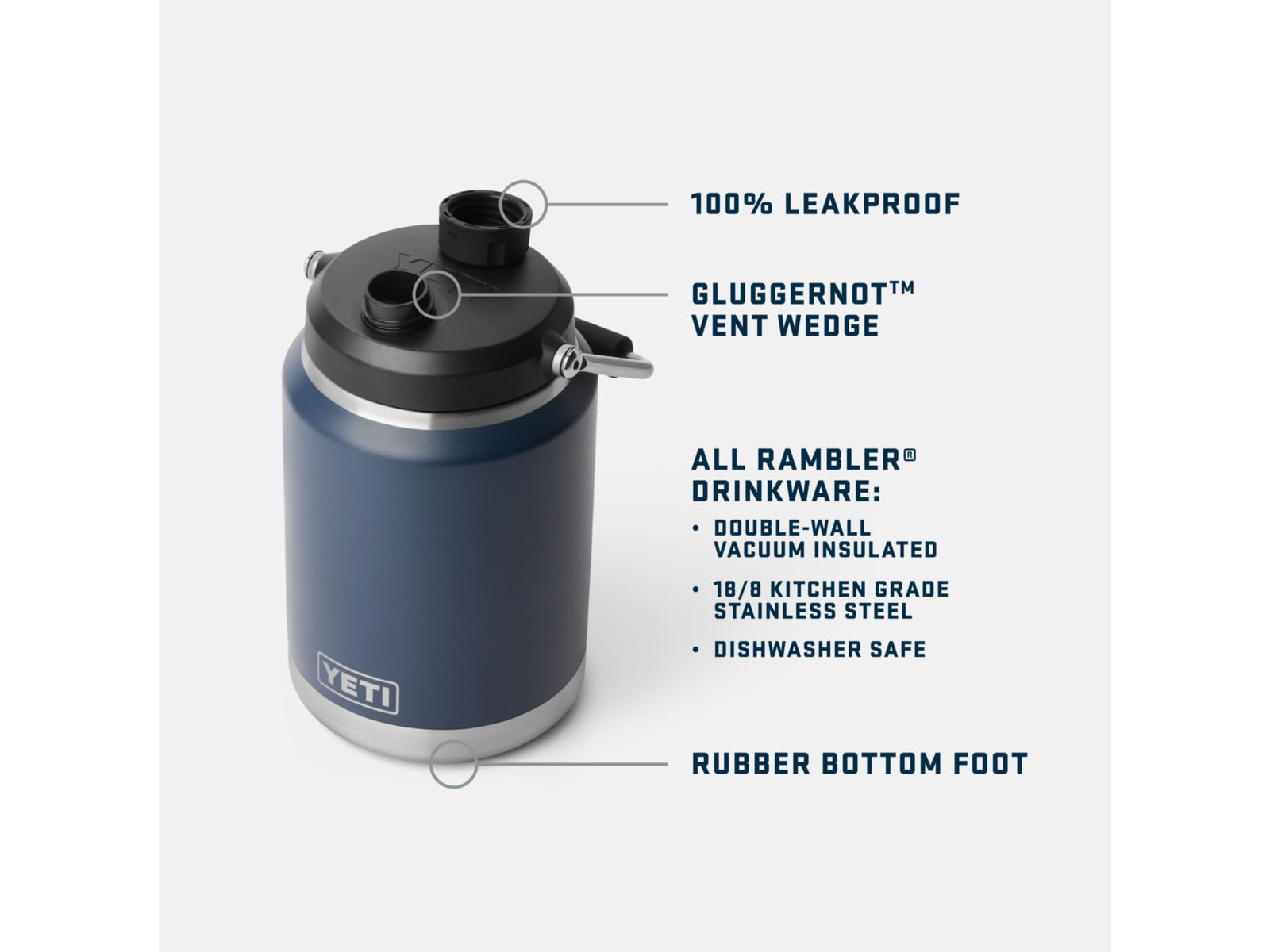 Yeti Rambler 1/2 Gallon Jug