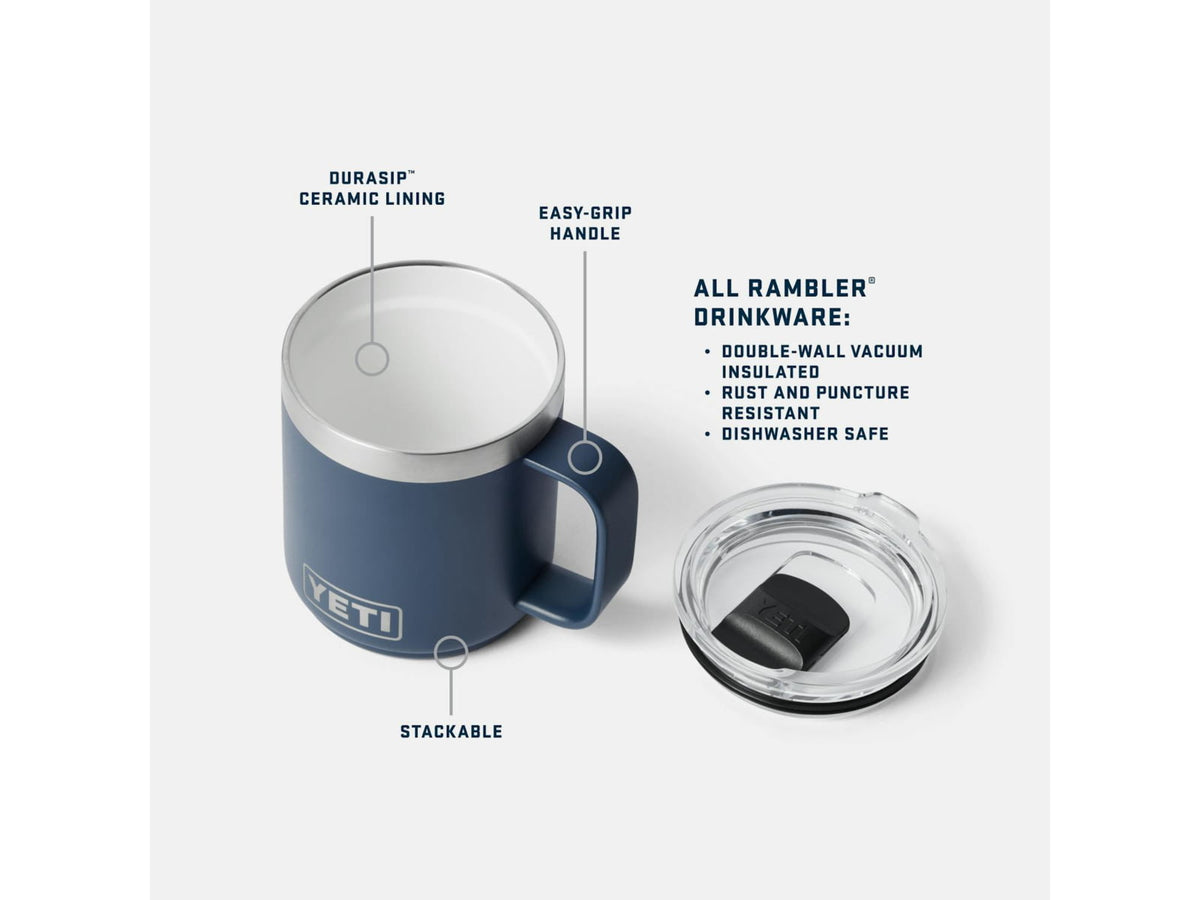 Yeti Rambler 10 oz Stackable Mug w/Durasip Ceramic Lining