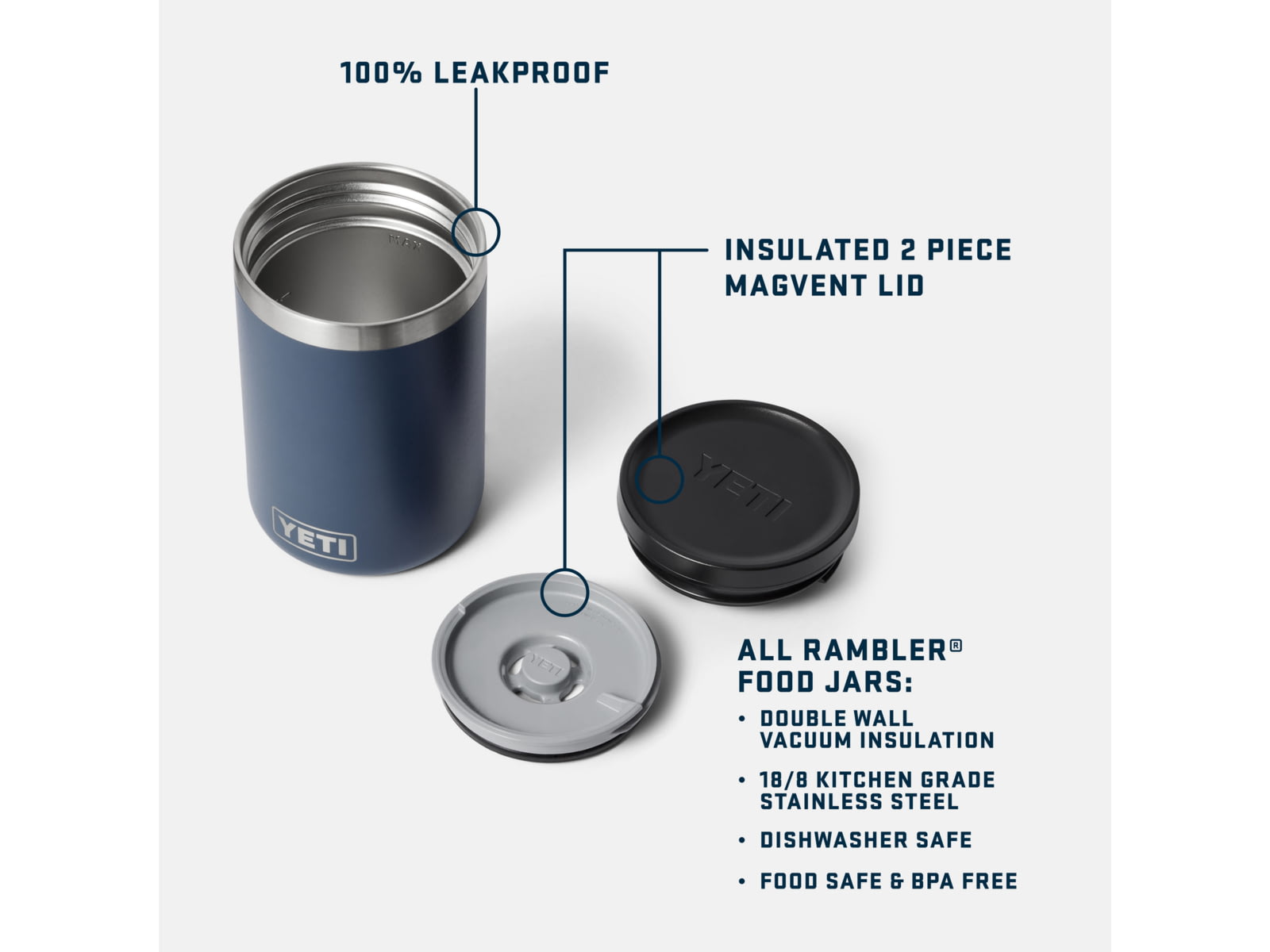 Yeti Rambler 16 oz Insulated Food Jar