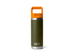 Yeti Rambler 18 oz Water Bottle w/Straw Cap