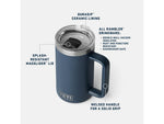Yeti Rambler 24 oz Mug w/MagSlider Lid