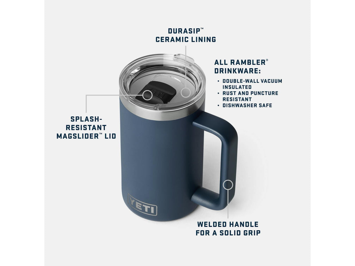 Yeti Rambler 24 oz Mug w/MagSlider Lid