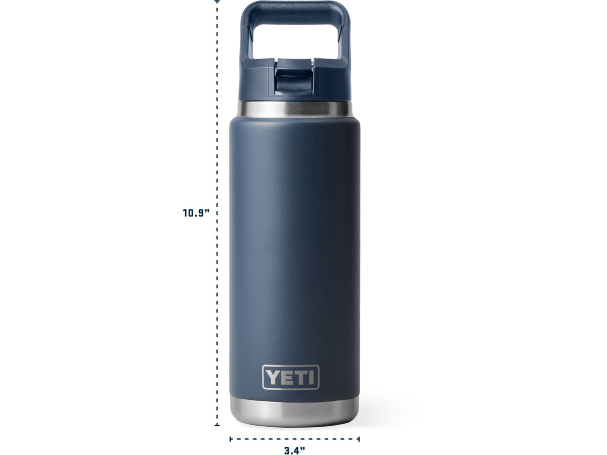 Yeti Rambler 26 oz Water Bottle w/Straw Cap