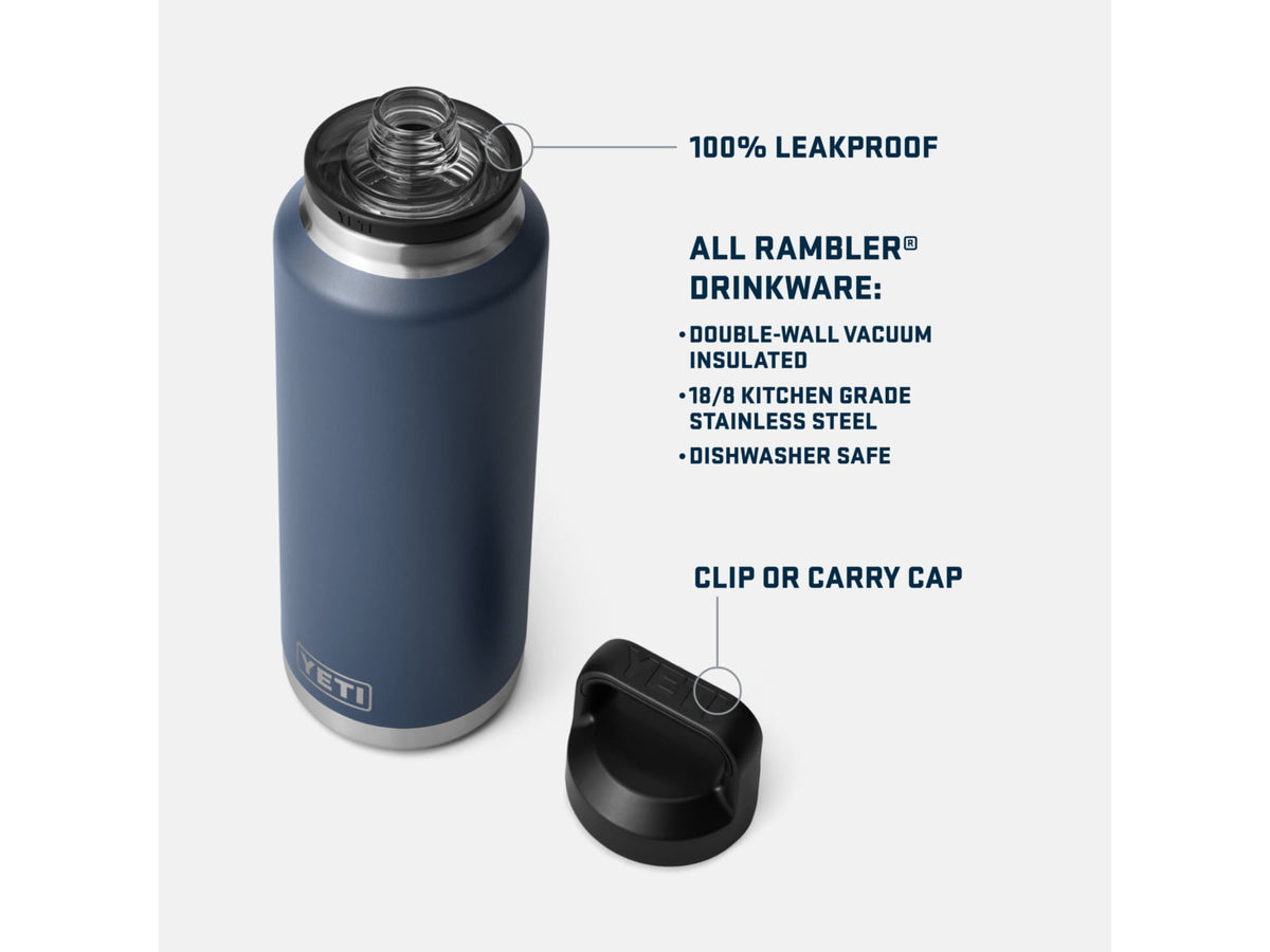 Yeti Rambler 46 oz Watter Bottle w/Chug Cap Navy