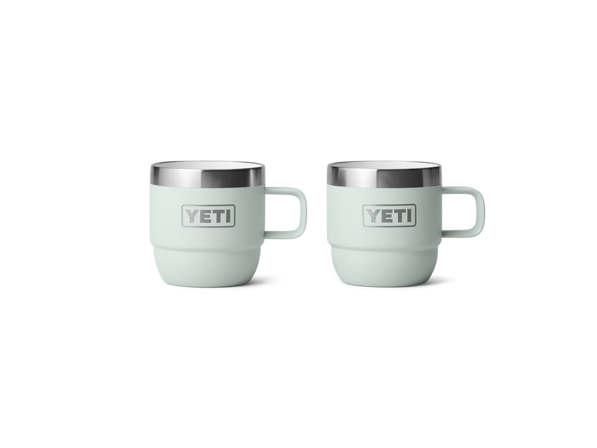 Yeti Rambler 6 oz Stackable Mugs w/Durasip Ceramic Lining - 2 Pack