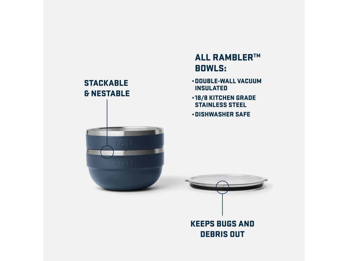 Yeti Rambler 2 Quart Bowl Sea Stone